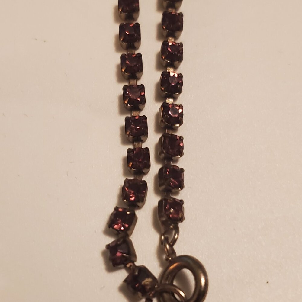 1 Big Ruby Stone Necklace, item # A 1238, wt . 42 grams. - Picture 3 of 13